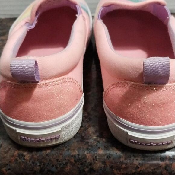 SKETCHERS RAINBOW SNEAKERS.. SIZE 3 - Picture 4 of 6